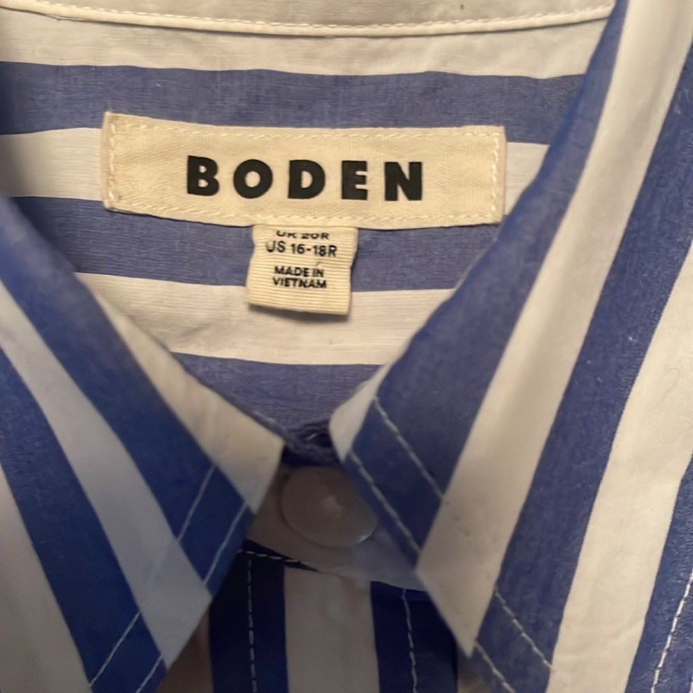 Striped Button-Up Shirt - Picture 4 of 5
